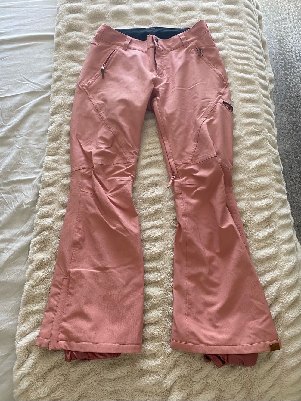 Roxy Pink Flare Ski Pants